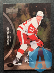 2021-22 Skybox Metal Universe #190 Lucas Raymond RC Red Wings